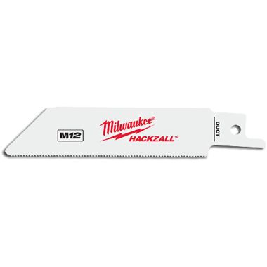 Click here to see Milwaukee 49-00-5424 Milwaukee 49-00-5424 model M12 Hackzall Duct-Cutting Blade (package of 5) 