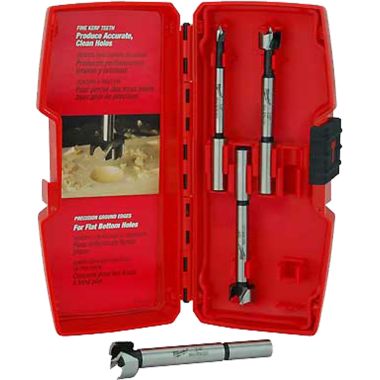 Click here to see Milwaukee 48-14-0004 Milwaukee 48-14-0004 model 4-Piece Forstner Bit Set 