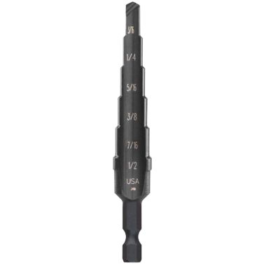 Click here to see Milwaukee 48-89-8955 Milwaukee 48-89-8955 model 6-Hole Step Drill Bit (1/16