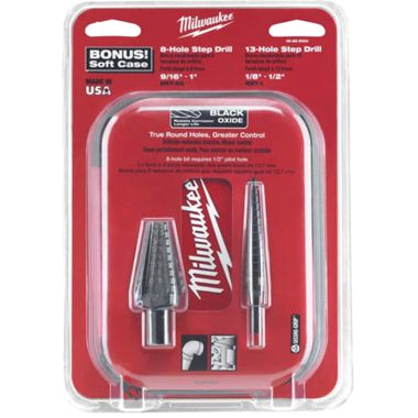 Click here to see Milwaukee 48-89-9050 Milwaukee 48-89-9050 model Step Drill Bit Set 