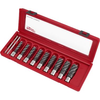 Click here to see Milwaukee 49-22-8410 Milwaukee 49-22-8410 model 9-Piece Annular Kit 