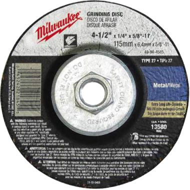 Click here to see Milwaukee 49-94-4525 Milwaukee 49-94-4525 model 4-1/2