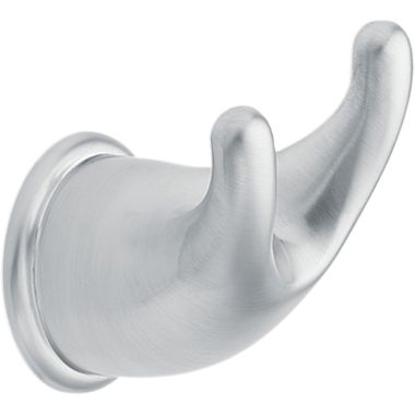 Click here to see Moen YB8003BC Moen Mason Double Robe Hook, Zinc Constructed, Brushed Chrome - YB8003BC