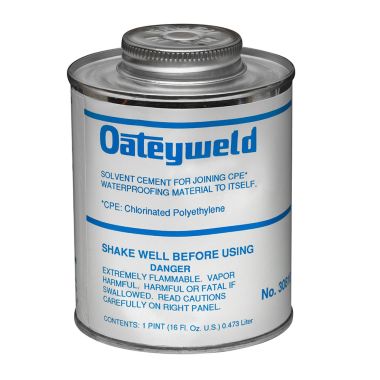 Click here to see Oatey 30810 Oatey 30810 16-Ounce CPE Solvent with Dauber, Clear Liquid