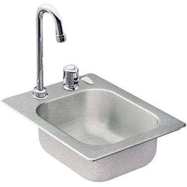Click here to see Moen 22245 Moen 22245 Single Bowl Drop-In Sink with Faucet