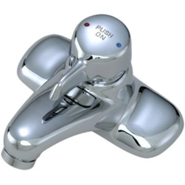 Click here to see Symmons S-60-H Symmons S-60-H Chrome SCOT Series Metering Faucet with Temperature Selection