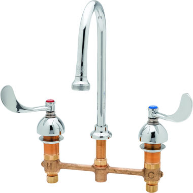 Click here to see T&S Brass B-2865-04 T&S Brass B-2865-04 Concealed Widespread Lavatory Faucet