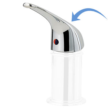 Click here to see Pfister 940-076A Pfister 940-076A WK1 Handle With Set Screw, Polished Chrome