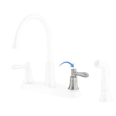 Click here to see Pfister 940-107J Pfister 940-107J Harbor Handle & Hub Set, PVD Brushed Nickel