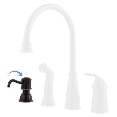 Click here to see Pfister 960-612Y Pfister 960-612Y Avalon 26 Soap/Lotion Dispenser Kit, Tuscan Bronze