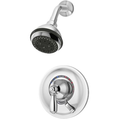 Click here to see Symmons S-4701 Symmons Allura 3-Mode Shower Faucet with Metal Lever Handle and Integral Volume Control, Temptrol Pressure Balance Valve, 2 GPM, Polished Chrome - S-4701