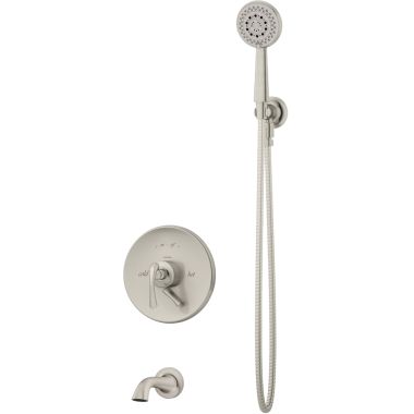 Click here to see Symmons S-5204-TRM Symmons S-5204-TRM Chrome Ballina Series Tub/Hand Shower System