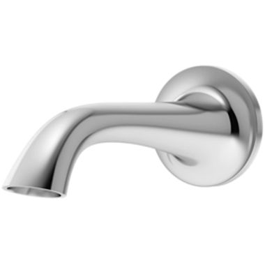 Click here to see Symmons 522TS-STN Symmons Ballina 6-1/2-inch Wall Mounted Satin Nickel Non-Diverter Tub Spout, 1/2-14-inch Connection Size, NPT, Metal - 522TS-STN