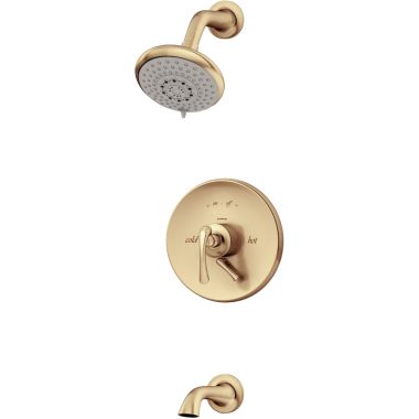Click here to see Symmons S-5202-BBZ Symmons S-5202 Brushed Bronze Ballina Series Tub/Shower System