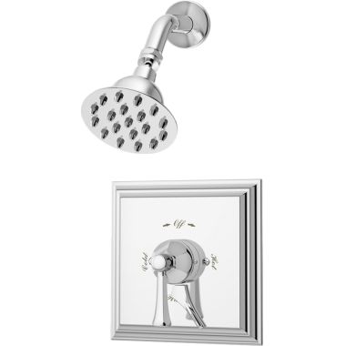 Click here to see Symmons 4501 Symmons Canterbury Shower Faucet, Pressure Balance Valve, Metal Lever Handle, 2 GPM, Chrome - 4501