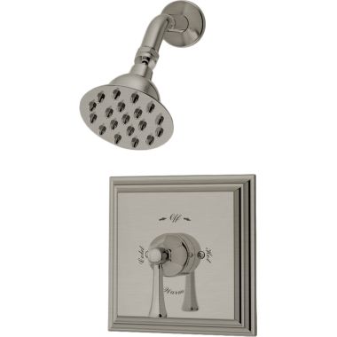 Click here to see Symmons 4501-STN Symmons Canterbury Shower Faucet, Trim Only, Metal Lever Handle, 2 GPM, Satin Nickel - 4501-STN
