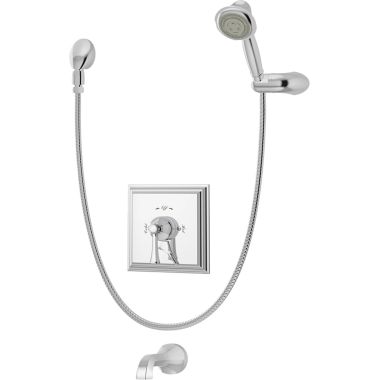 Click here to see Symmons S-4504-STN Symmons S-4504 Satin Nickel Canterbury Series Tub/Hand Shower System