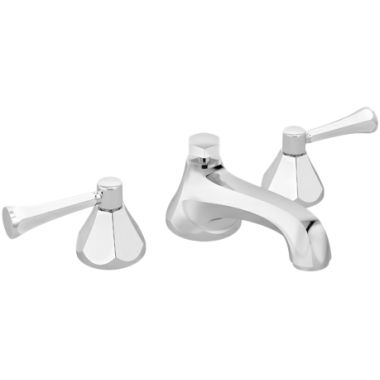 Click here to see Symmons SLW-4512 Symmons Canterbury Two-Handle Widespread Lavatory Faucet with Pop-Up Drain Assembly, 2.2 GPM, Chrome - SLW-4512