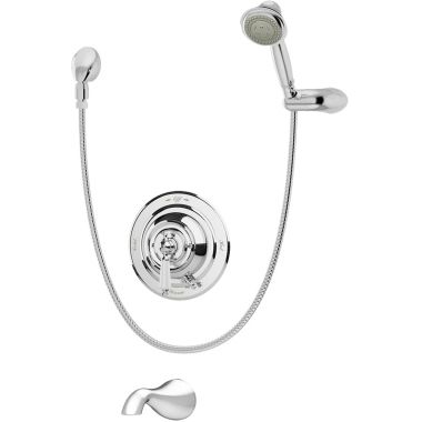 Click here to see Symmons S-4404 Symmons S-4404 Chrome Carrington Series Tub/Hand Shower System