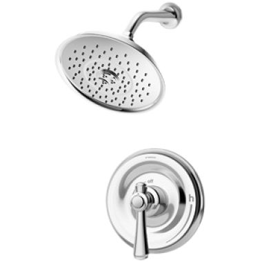 Click here to see Symmons 5401-STN Symmons Degas Shower Faucet with 3-Mode Showerhead, Metal Lever Handle, Temptrol Pressure Balance Valve, 2.5 GPM, Satin Nickel - 5401-STN