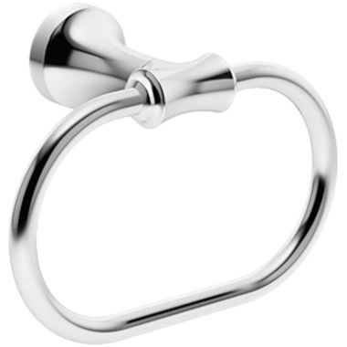 Click here to see Symmons 543TR Symmons Degas Series Oval Wall Mounted Hand Towel Holder, Metal Constructed, Chrome - 543TR
