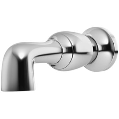 Click here to see Symmons 542TS Symmons Degas 8-1/8-inch Wall Mounted Chrome Non-Diverter Tub Spout, 1/2-14-inch Connection Size, NPT, Brass - 542TS