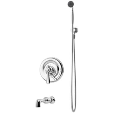 Click here to see Symmons S-5404 Symmons S-5404 Chrome Degas Series Tub/Hand Shower System