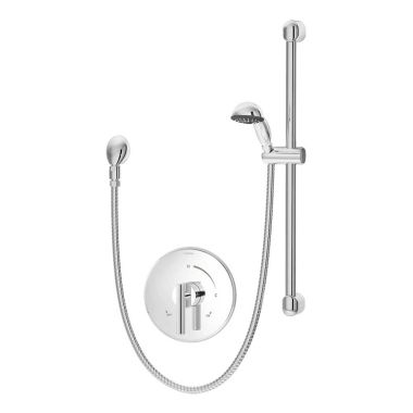 Click here to see Symmons 3503-H321-V-CYL Symmons Dia Series Hand Shower System with Temptrol Pressure-Balancing Valve, ADA-Compliant, 2.5 GPM, Polished Chrome - 3503-H321-V-CYL