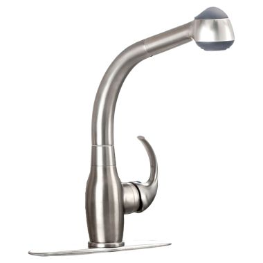 Click here to see Symmons S-2630-STN Symmons Fiano Single Handle Pull-Out Kitchen Faucet, Satin Nickel - S-2630-STN