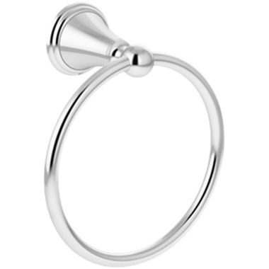 Click here to see Symmons 463TR-STN Symmons Lucetta Series Round Wall Mounted Towel Ring, Metal Constructed, Satin Nickel - 463TR