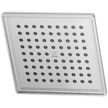 Click here to see Symmons 422SH-STN Symmons Oxford Single-Mode Shower Head, 2.0 GPM, Square, WaterSense Certified, 6-1/2in Spray Face, Metal Construction, Satin Nickel - 422SH-STN