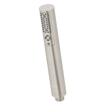 Click here to see Symmons 402W-STN Symmons Sereno 1in Dual-Mode Hand Shower Wand, Cylindrical, Metal Construction, 2.0 GPM, Satin Nickel - 402W-STN