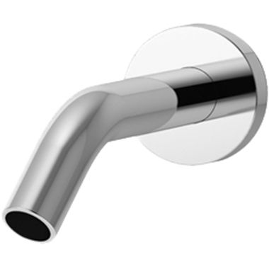 Click here to see Symmons 432TS Symmons Sereno 8-inch Wall Mounted Chrome Non-Diverter Tub Spout, 1/2-14-inch Connection Size, NPT, Metal - 432TS