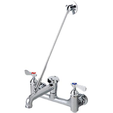 Click here to see Symmons S-2490 Symmons S-2490 Chrome Symmetrix Series Two Handle Service Sink Faucet