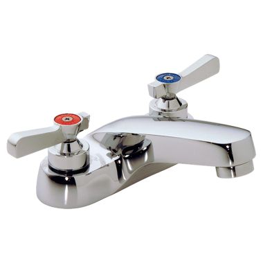 Click here to see Symmons S-250-0 Symmons S-250-0 Chrome Symmetrix Series Two Handle Lavatory Faucet (Centerset)