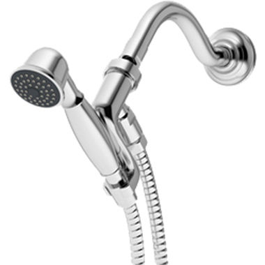 Click here to see Symmons 512HSA-ORB Symmons Canterbury Single-Function 3in Hand Shower with Arm, Cradle, and 5ft Flexible Metal Hose, 2.0 GPM, Oil-Rubbed Bronze - 512HSA-ORB