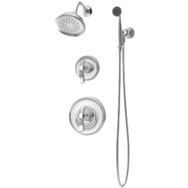 Click here to see Symmons 5105 Symmons Winslet Series Shower/Hand Shower System with Temptrol Pressure-Balancing Mixing Valve, ADA-Compliant, 2.5 GPM, Polished Chrome - 5105