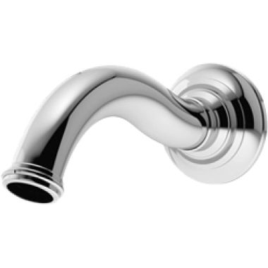 Click here to see Symmons 512TS Symmons Winslet 7-1/8-inch Wall Mounted Chrome Non-Diverter Tub Spout, 1/2-14-inch Connection Size, NPT, Metal - 512TS
