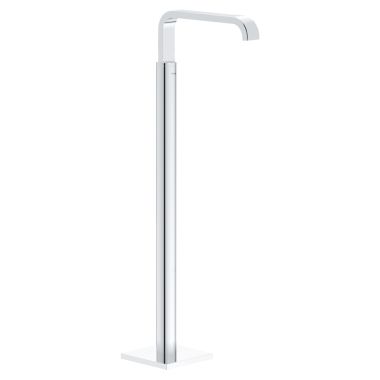 Click here to see Grohe 13218000 Grohe Allure Starlight Chrome Floor Mounted Bath Spout with FlowControl, 11-13/16in Spout Reach, 7 GPM Flow Rate, 1/2 Connection Size - 13218000