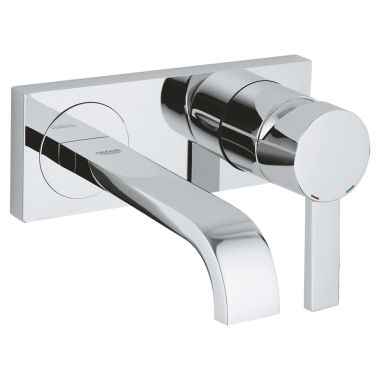 Click here to see Grohe 19300000 Grohe 19300000 Chrome Allure Two Handle Wall Mount Lav Faucet