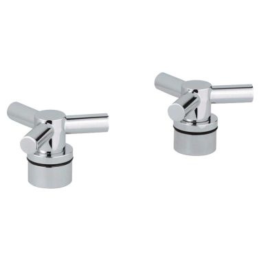 Click here to see Grohe 18026000 Grohe 18026000 Atrio Spoke Handles, Starlight Chrome