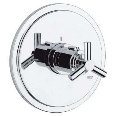 Click here to see Grohe 19169000 Grohe 19169000 Thermostatic Trim, Starlight Chrome