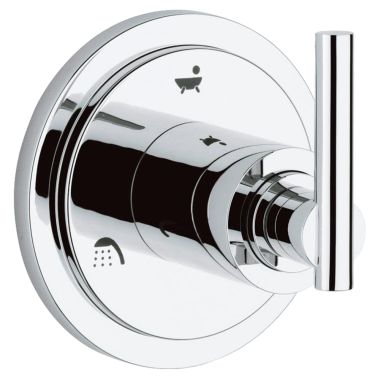 Click here to see Grohe 19181000 Grohe 19181000 5 - Port Diverter Trim In Starlight Chrome