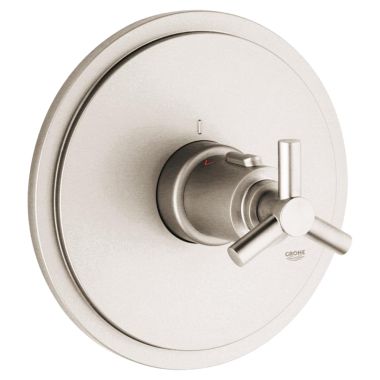 Click here to see Grohe 19169EN0 Grohe 19169EN0 Thermostatic Trim, Brushed Nickel