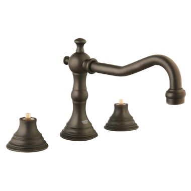 Click here to see Grohe 20134ZB0 Grohe 20134ZB0 Oil Rubbed Bronze Lavatory Wideset Faucet