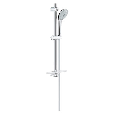 Click here to see Grohe 27243001 Grohe Euphoria 110 Massage Slidebar Handshower, DreamSpray, Speed Clean, EasyReach, StarLight Chrome - 27243001