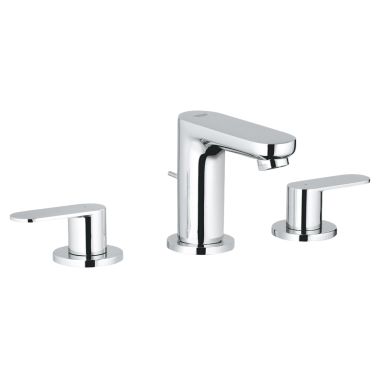 Click here to see Grohe 20199000 Grohe 20199000 Chrome Eurosmart Two Handle Widespread Lavatory Faucet