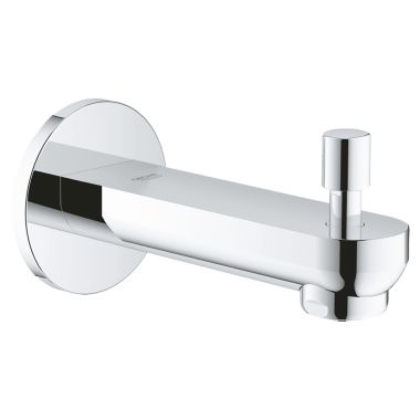 Click here to see Grohe 13273000 Grohe Eurosmart Diverter Tub Spout, GROHE StarLight Chrome, Wall-Mount Single-Hole Installation, 6-11/16in Spout Reach - 13273000