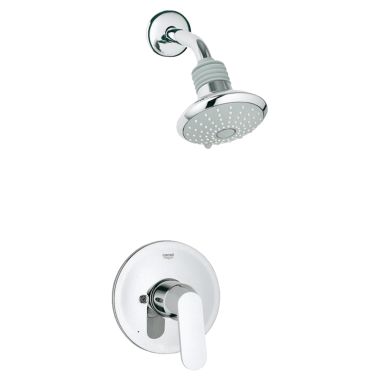Click here to see Grohe 35020000 GROHE 35020000 Eurosmart Cosmopolitan Pressure Balance Valve Tub/Shower Combo - Chrome
