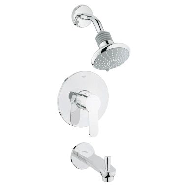 Click here to see Grohe 35025002 Grohe 35025002 Eurostyle Tub and Shower Trim Kit,  Starlight Chrome 